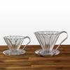 Sanyo Sangyo CAFEC Tritan Flower Dripper CUP4 (2-4 cups), Clear, TFD-4
