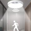 Светодиодный потолочный светильник с датчиком движения на батарейках, настенный светильник, ночник для комнаты