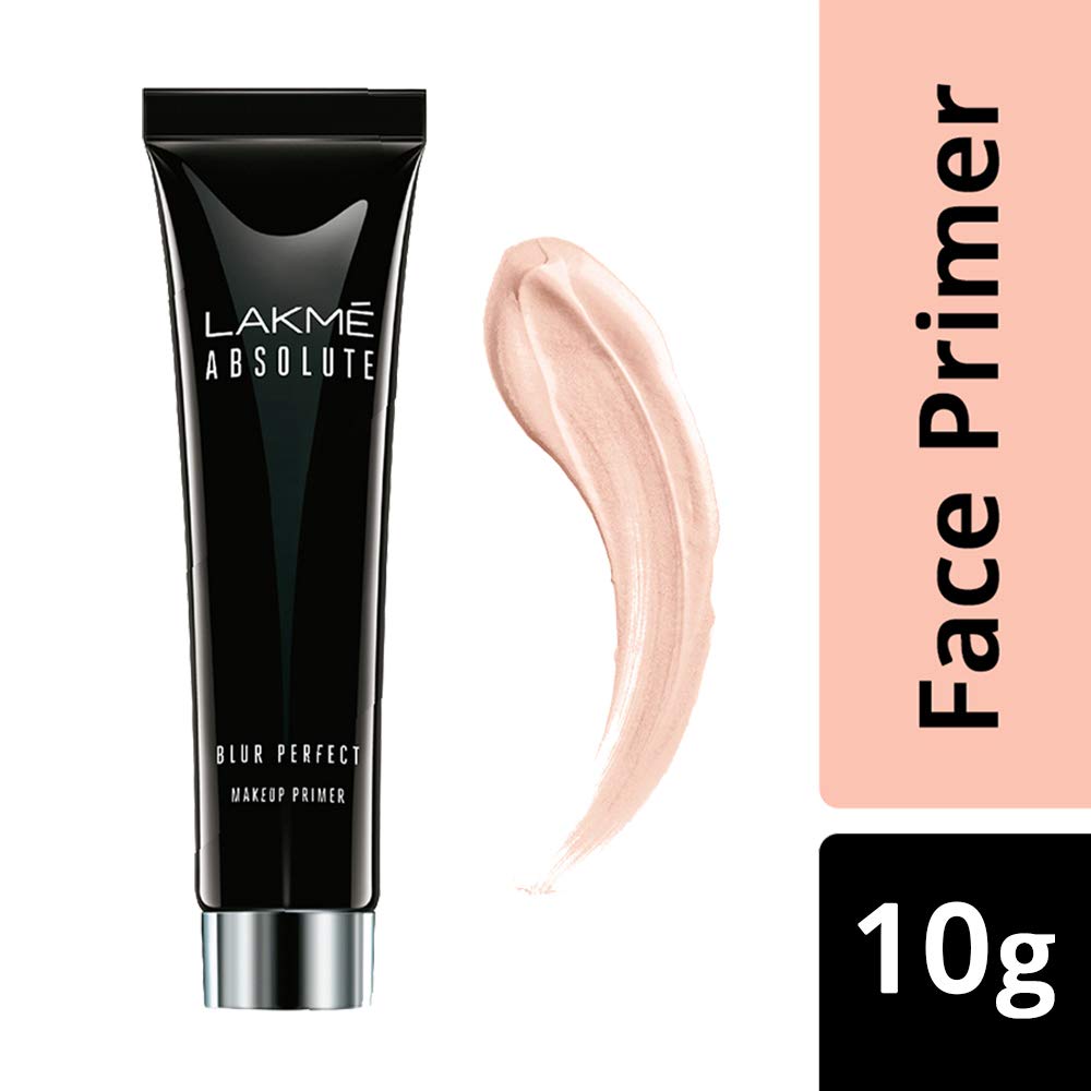 LAKMÉ Absolute Blur Perfect Matte База под макияж лица, Персиковый, Праймер для лица для выравнивания пор, гладкости и стойкости макияжа - Водостойкая осветляющая база для макияжа, 10 г