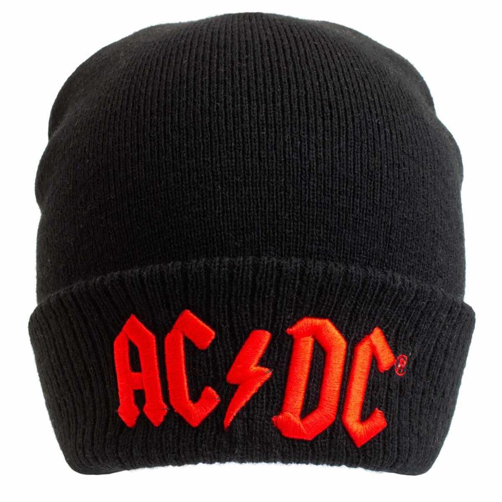 AC/DC Appliqué Logo Beanie