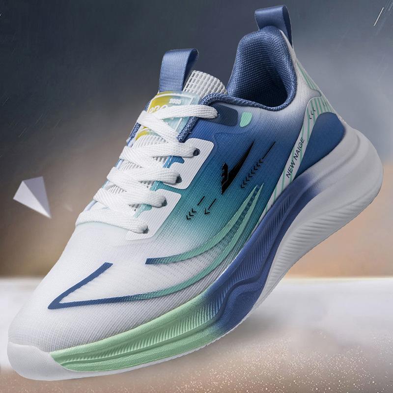 Summer New Mesh Breathable Couple Shoes Fashion Trend Running Shoes Lightweight Soft Sole Casual Sports Men's Shoes