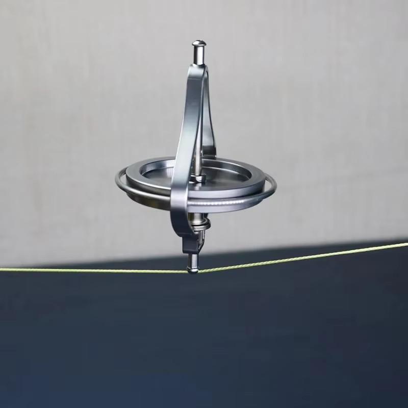 Металлический гироскоп игрушка гироскоп на кончиках пальцев волшебный антигравитационный взрослый декомпрессионный баланс механический антигравитационный обучающий прибор игрушка