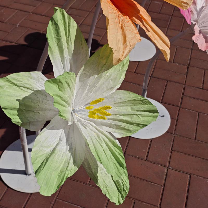Handmade Gladiolus Paper Flower Heads for Decoration