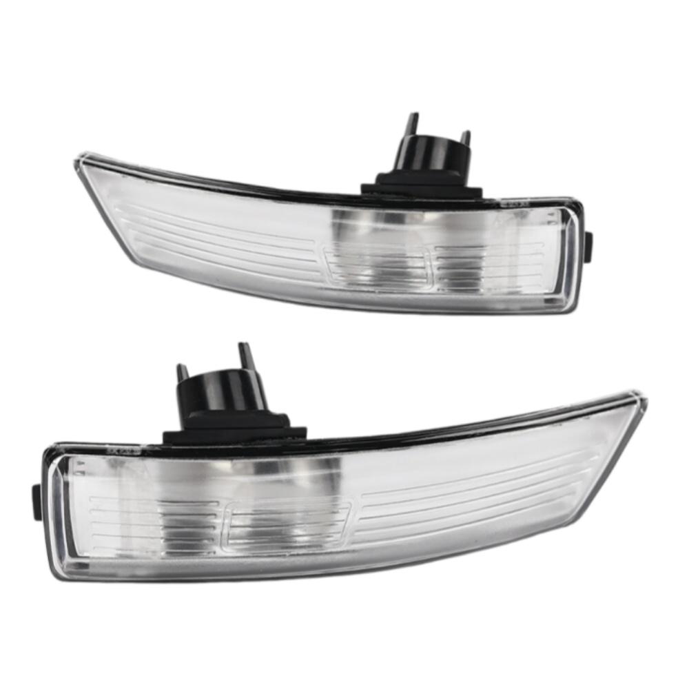 Left & Right Side Mirror Turn Signal Light Lens Cover For Ford Focus Mk3 2012-17