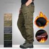 Cotton Overalls Men's Casual Pants Elastic Waist Large Size Multi-pocket Loose Trousers Construction Site Pants