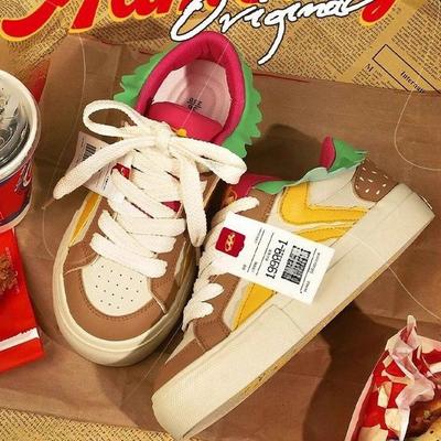 Нишевый дизайн туфли-хлебцы женские осенние новые универсальные высококлассные оригинальные кеды для скейтборда милые дышащие туфли на платформе