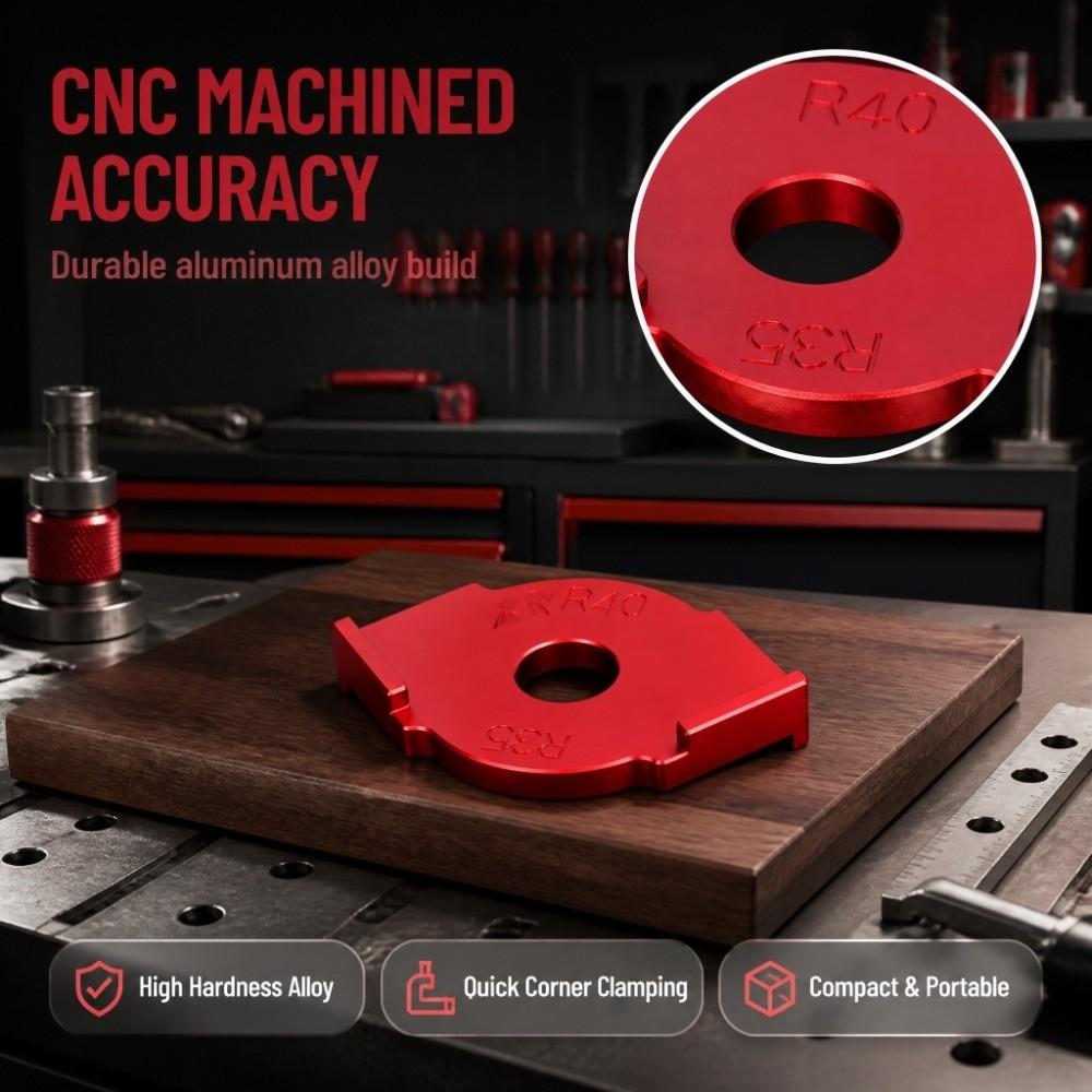 Handheld Design Handheld Edge Trimmer Aluminum Alloy Radius Jig Template  For Woodworking