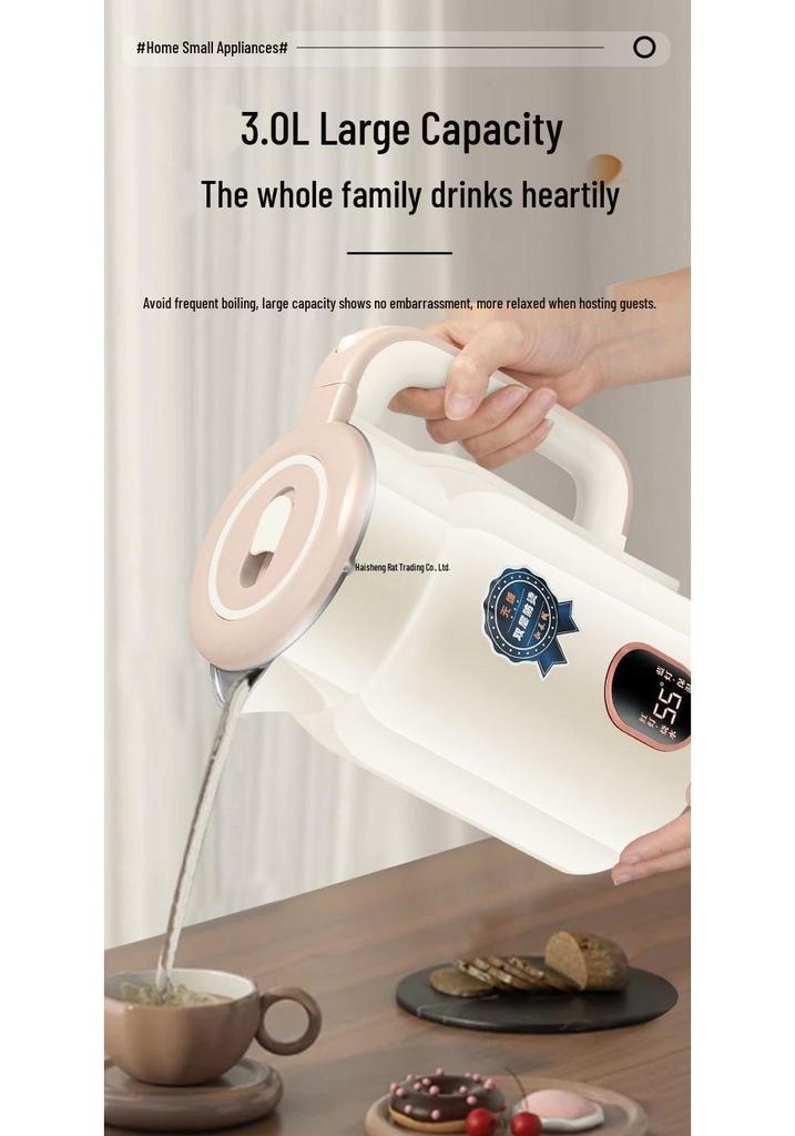 Stainless Steel Electric Kettle, Anti-Scald, Keep Warm, Durable Electric Water Boiler, Genuine Product