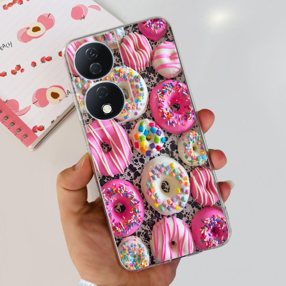 For Honor X7b 5G Case Cute Cat Butterfly Painted Cover Soft Silicone Phone Cases For Honor X7b X 7b HonorX7b Fundas 6.8'' Bumper