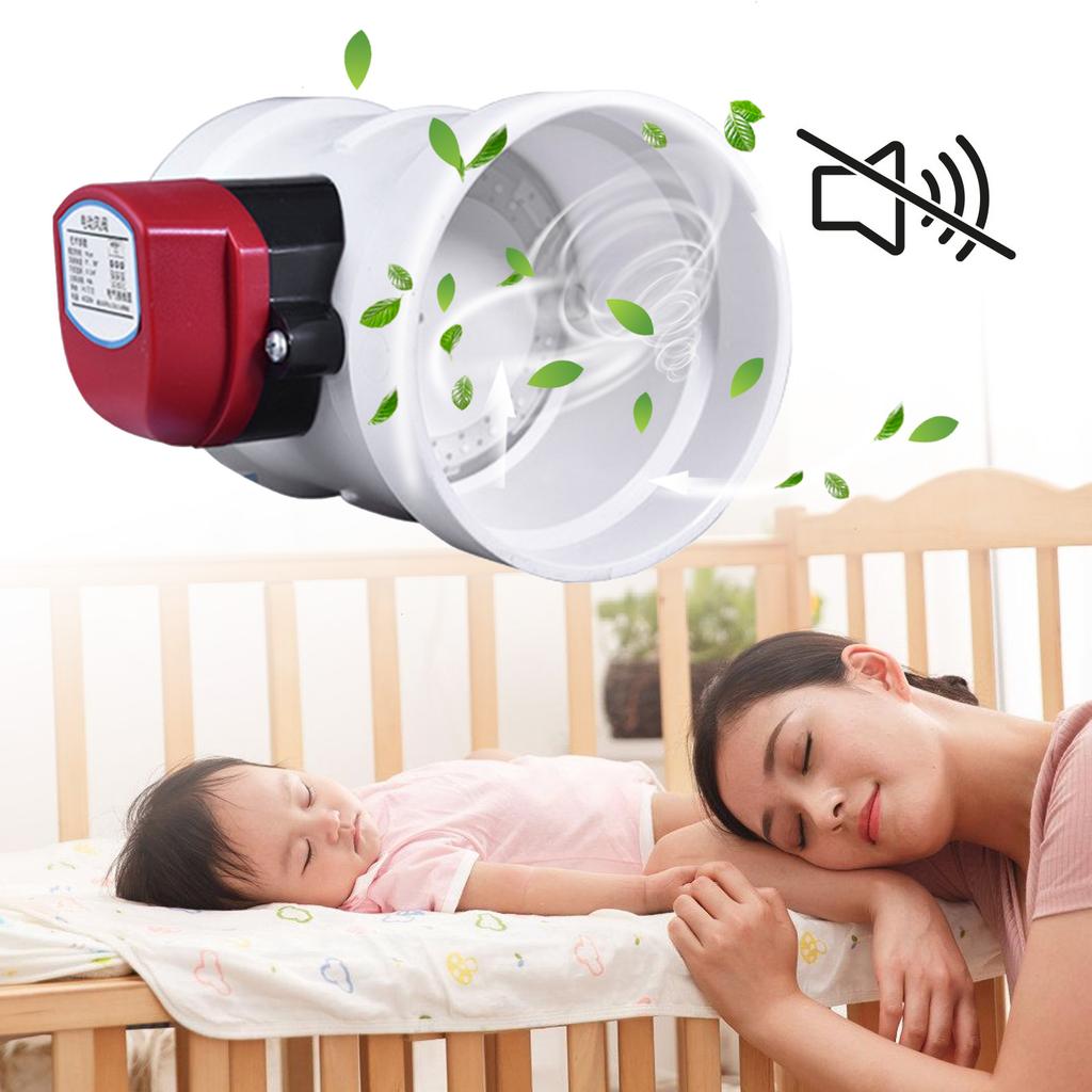 Portable Sturdy ABS Pipe Ventilation Control Valves Easy Installion and Disassemble 4MM Wall Household Accessory