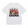 Women's Trend Breathable Classic T-Shirt Steam Fun with Happy Sausages Tee