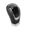 Universal Car Gear Shift Knob Stick Head Shifter Lever Handball Leather Universal for CarBlack