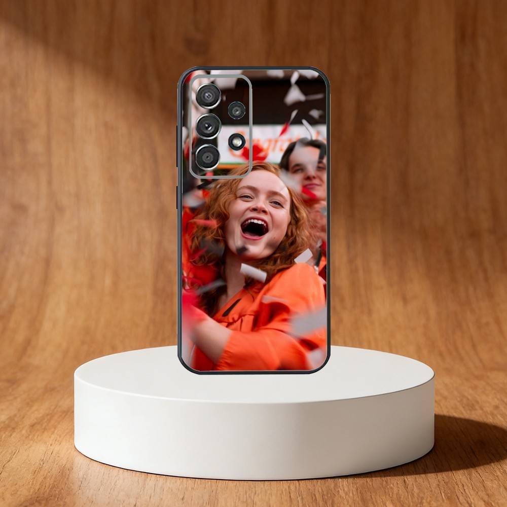 Чехол для телефона A-Актриса S-Сэди Синк Для Samsung S25,S24,S21,S22,S23,S30,Ultra,S20,Plus,Fe,Note,10,9,5G Черный Чехол