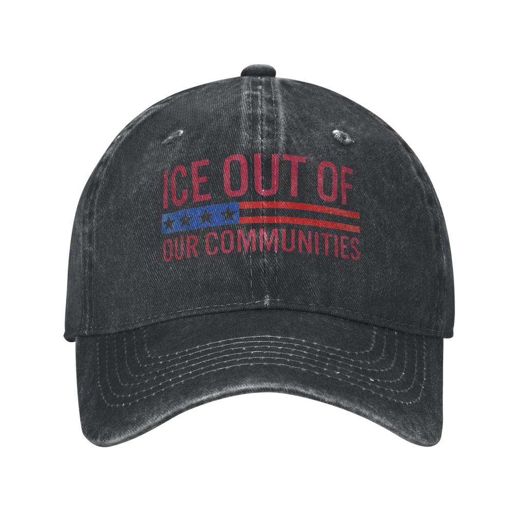 Men Women ice Out Anti Ice Minneapolis Abolish Ice Caps Wear Baseball Cap Vintage Trucker Hats Adjustable
