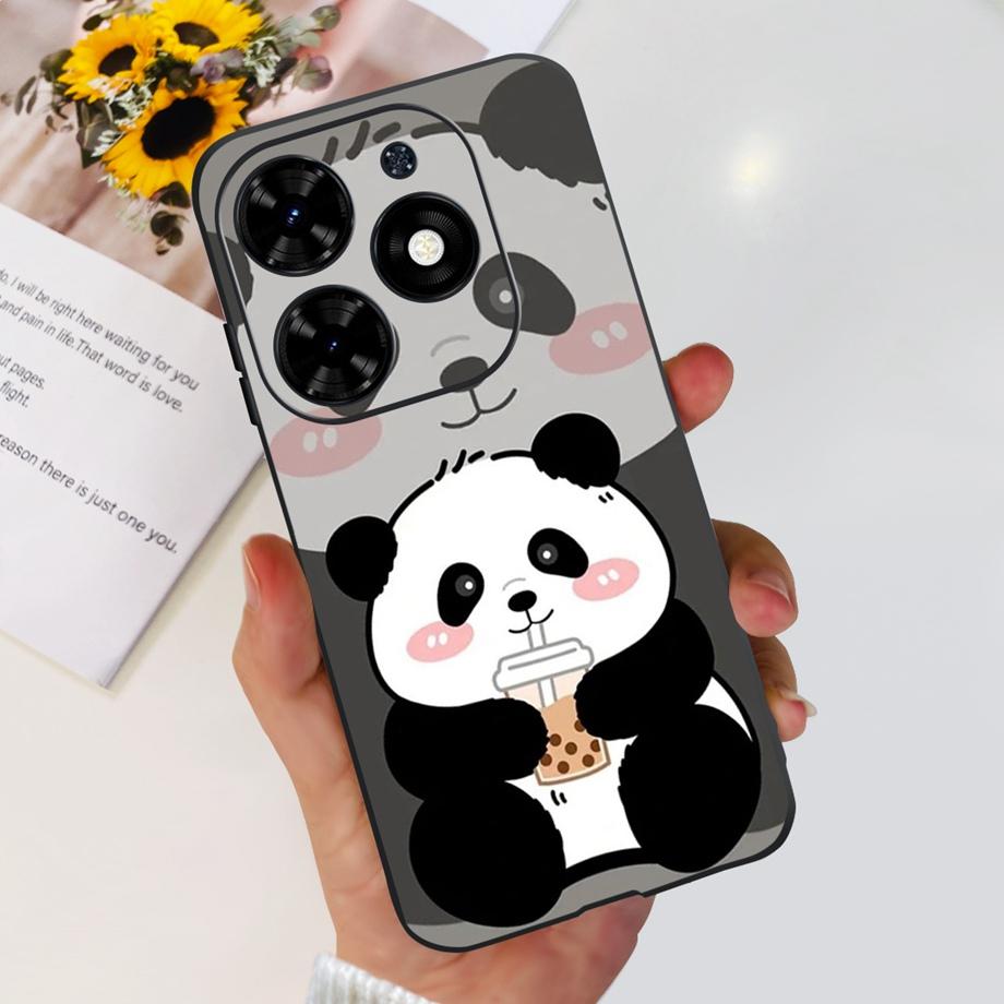For Tecno Spark GO 2024 2023 2022 Case Soft TPU Silicone Clear Bumper Coque BG6 BF7n KG5 Fundas Marble Space Man Dragon Etui