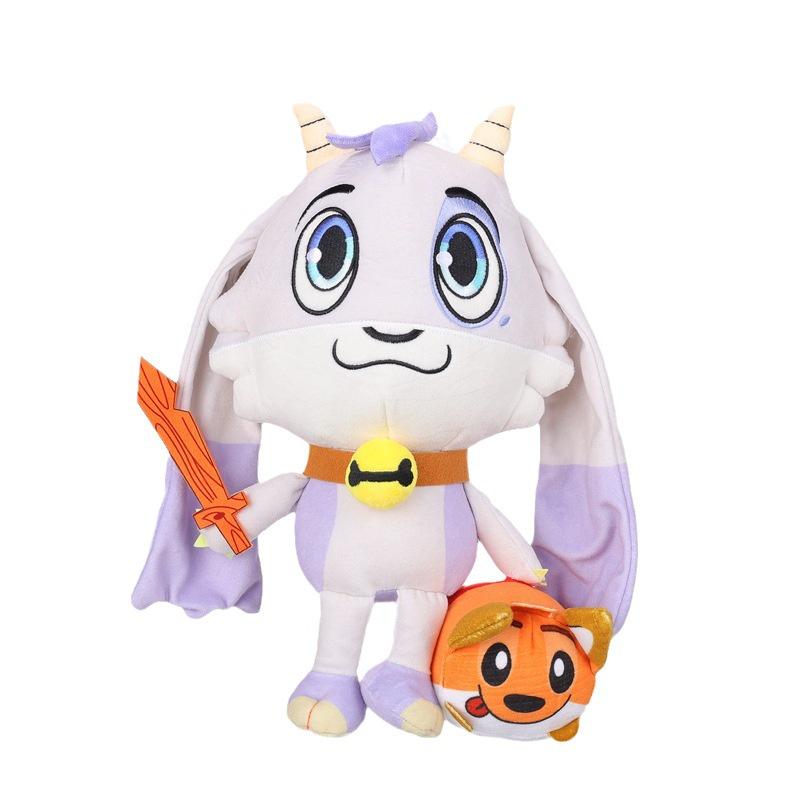 Cute Billie Bust Up Goat Plush Toy Short Plush Material Customizable Design 220g 32cm