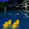 1 шт./2 шт. солнечные утки для бассейна, плавающие солнечные светильники для бассейна, водонепроницаемые светящиеся утки для ночной вечеринки у бассейна, декор для водных объектов