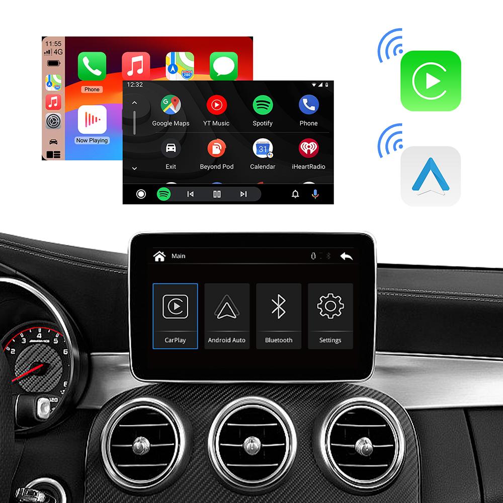 Беспроводной Android Auto Подходит для Mercedes Benz A B C E CLA GLA GLK ML Sprinter Модуль Becker NTG 4.5 Carplay Навигация