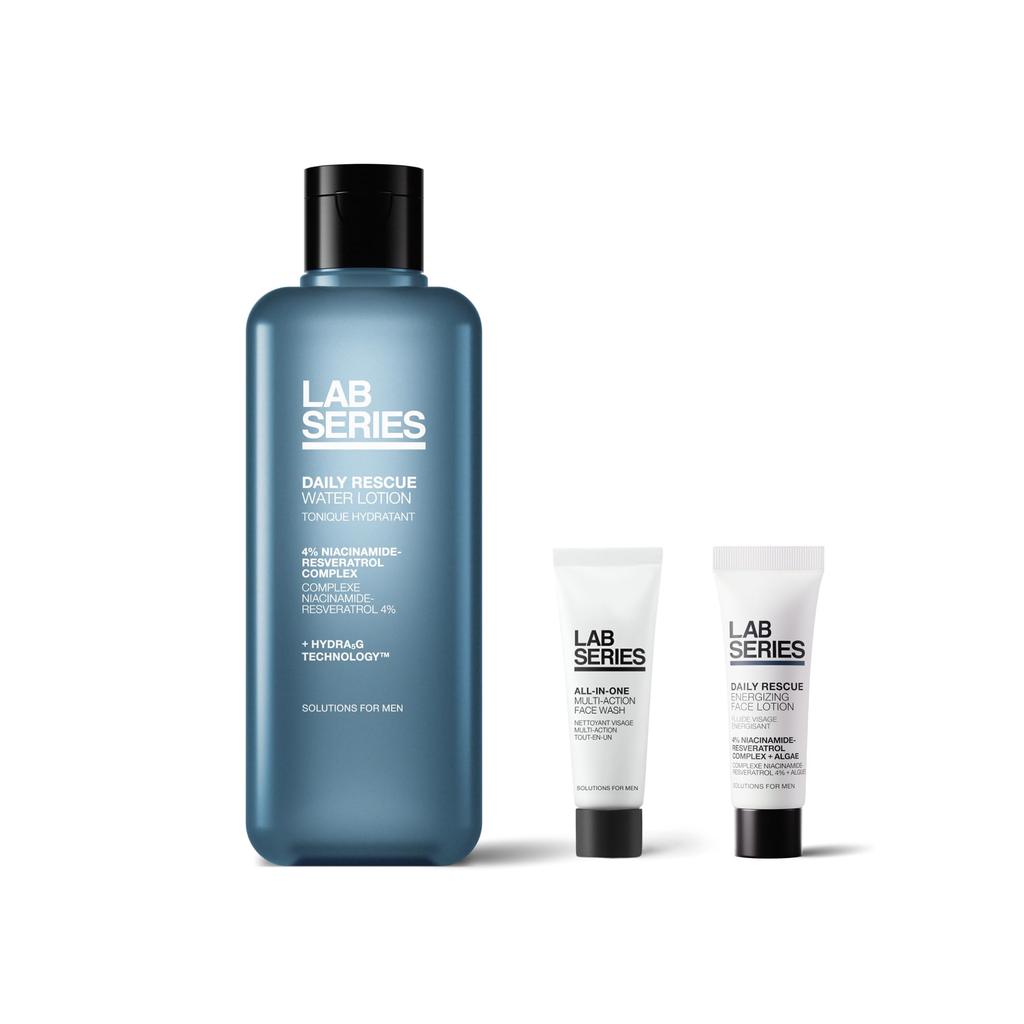 LAB SERIES Daily Water Lotion N Set for Facial Skincare Men Toner, Emulsion, Cleanser, 3-Step [Official/Authentic]