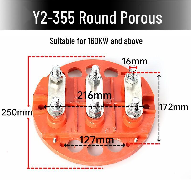 Three-phase Motor Terminal Box Y2Y2-160-180 with Thickened Copper Connection Block