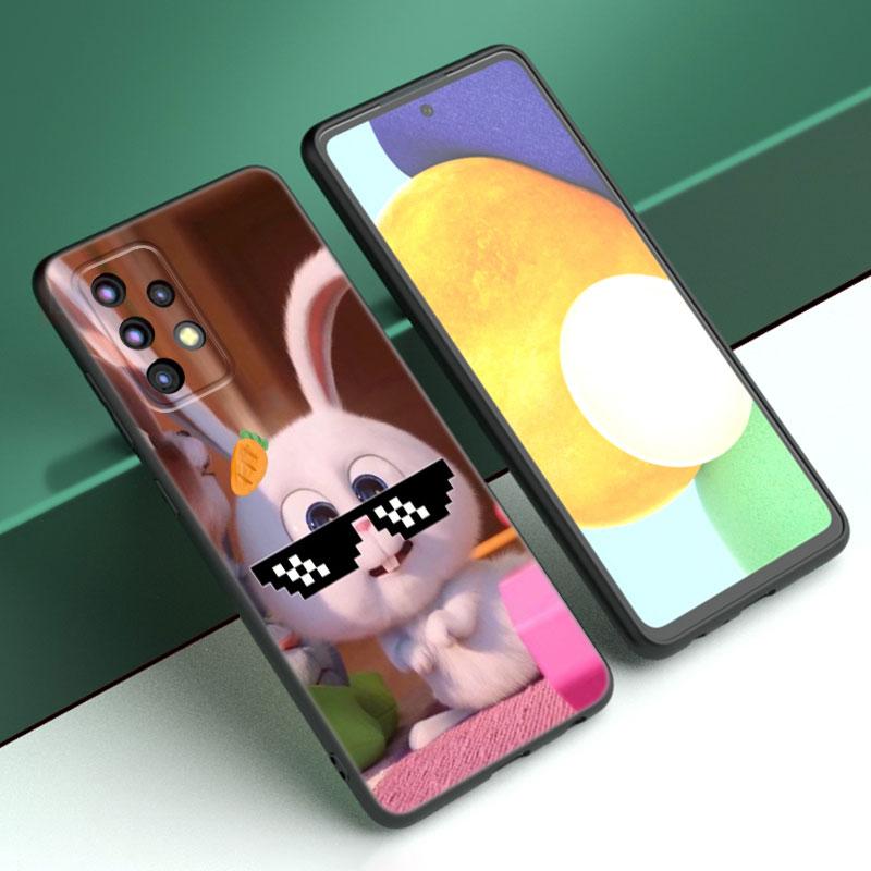 Cartoon Rabbit Phone Case For Samsung A04 A21 A30 A50 A52 S A13 A14 A22 A23 A32 A53 A73 5G A11 A12 A31 A33 A51 A70 A71 A72