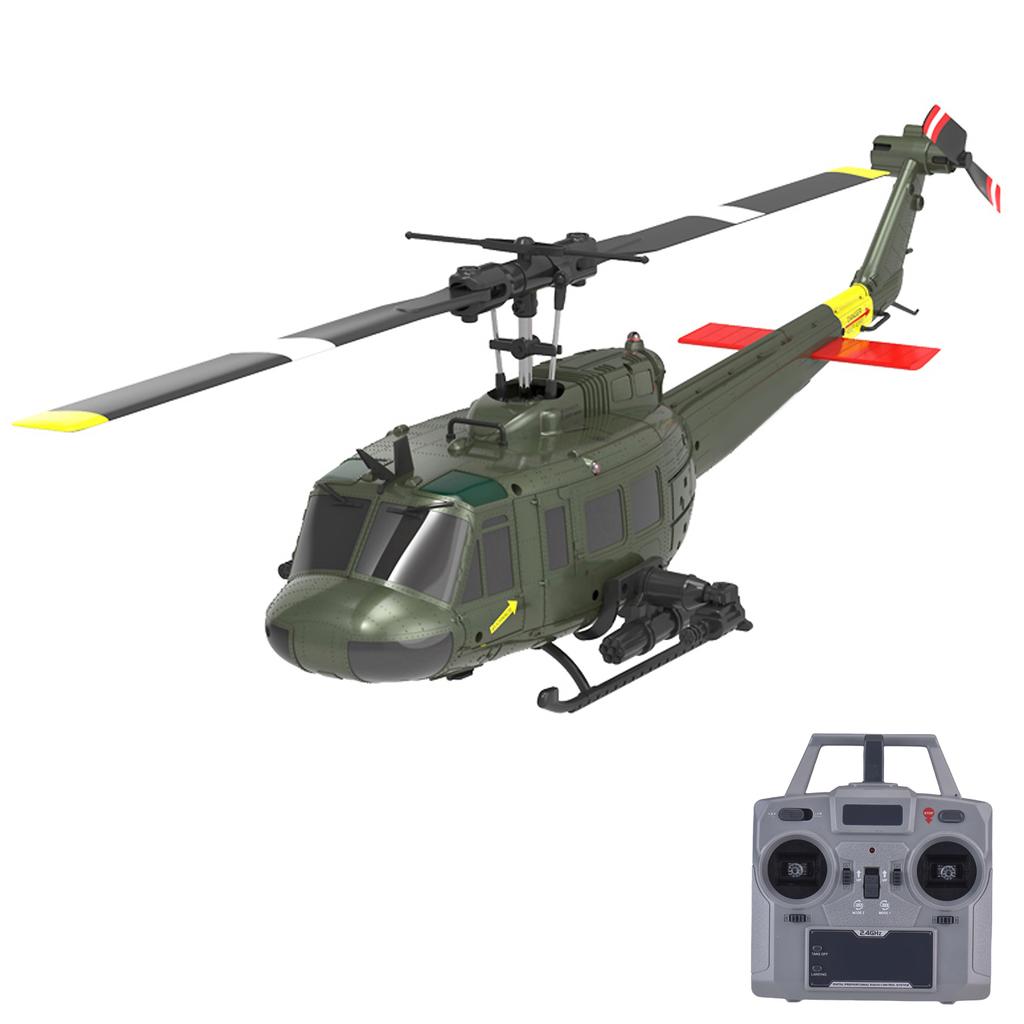 Радиоуправляемый вертолет 2,4 ГГц, 6 каналов, Армейские игрушки-самолеты, Одновинтовой безавтоматный вертолет с дистанционным управлением, Бесколлекторный двигатель, 6