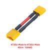 1PCS XT30 Extension Cord Plug XT30U-M Male to Male Drone Li-Po Battery Charger Adapter 16AWG 20CM 40CM
