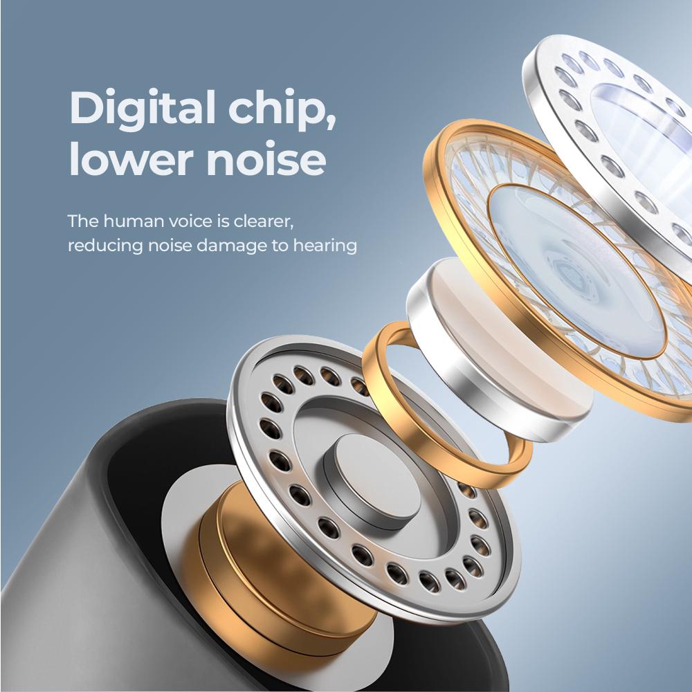 Bluetooth слуховой аппарат перезаряжаемый слуховой аппарат Audifonos спортивный внешний вид цифровые чипы ITE слуховые аппараты для пожилых людей