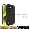 IMAK UC-4 Series for iPhone 16 TPU Case Soft Phone Cover Straight Edge
