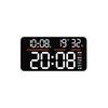 Oversized Digital Alarm Clock Wall Mountable Tabletop Use Modern Minimalists Styles Remote Control LED Display