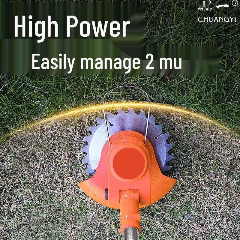 CHUANGYI Аккумуляторная электрическая газонокосилка для небольших садов и прополки