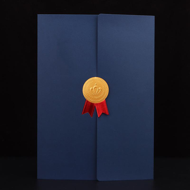 Tri-Fold Kindergarten Graduation Award Certificate