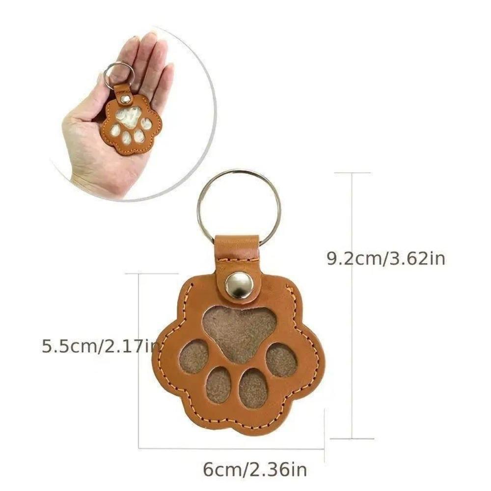 Кожаный брелок креативный кулон для хранения шерсти питомцев кошка и собака шерсть изысканный милый подвеска на сумку