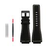 35-24 мм выпуклый ремешок из коровьей кожи Для Bell Ross B&R BR-01 BR-03 Мужской Натуральная кожа ремешок для часов силиконовая резина водонепроницаемый ремешок для часов