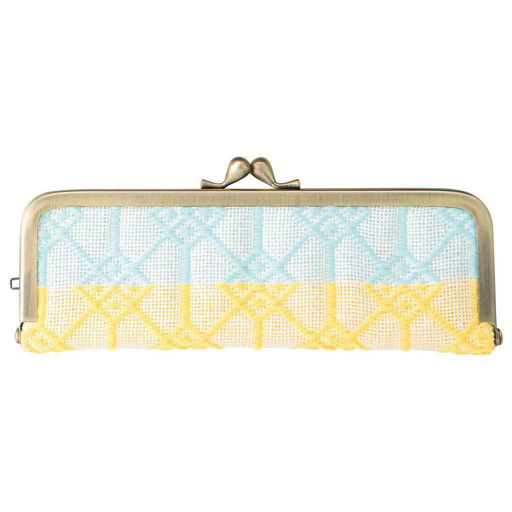 Olympus Kogin Embroidery coin purse kit for finishes x Pen G77 Kit Easy-to-use professional-level (Walnut Case)