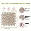 16 Piece Leaf Pattern Floor Carpet Interlocking Foam Puzzle Crawling MatSoft Non Slip Children's Play Mat Living Room Floors