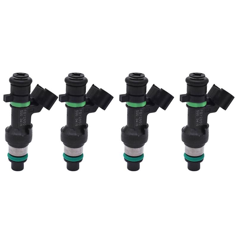 4Pcs Fuel Injectors 16600-EN200 FBY2850 2008-2014 Fit for Nissan Cube Sentra Versa