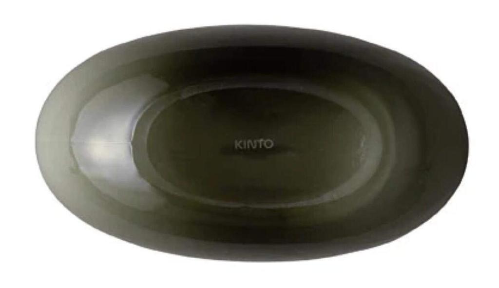 Kinto Ваза для цветов Серая Ш110 x Г60 x В95мм SACCO Стекло 01 26052