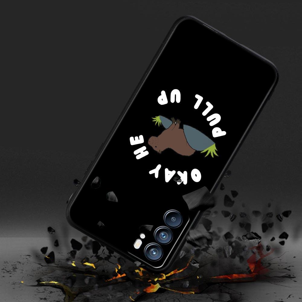 Cute Cartoon Capybara Case For Oppo Find X6 Pro X5 A54 A53 A52 A9 2020 A15 A95 A17 A16 A76 A74 A57 Reno7 Reno6 Pro Plus 5G Cover