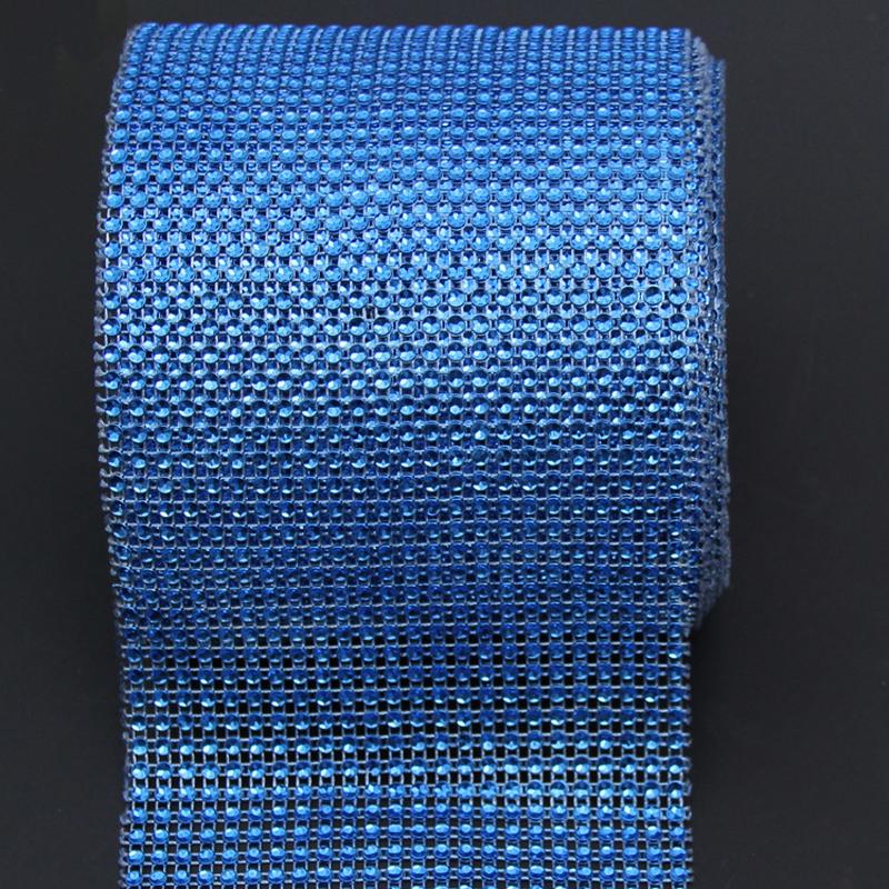 Модная ромбовидная сетка, обертка для торта, ролл, блестящая лента со стразами, свадебный декор, украшение для вечеринки