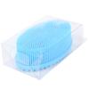 Силиконовая детская сенсорная щетка для массажной ванны, тренировочная щетка для тренировки тактильности, расческа для мытья волос(синий)