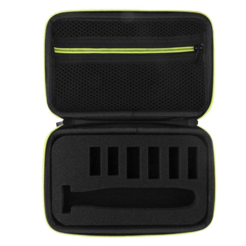 Hard Case Organizer Shaver Accessories Travel Bag Storage Box Cover Zipper Pouch With Lining