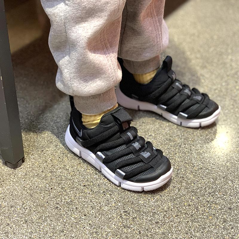 Nike Новинка EP Mid top Спортивные Повседневные Кроссовки Черно-Белые Детские Возраст 3 7 Лет BV0009-001