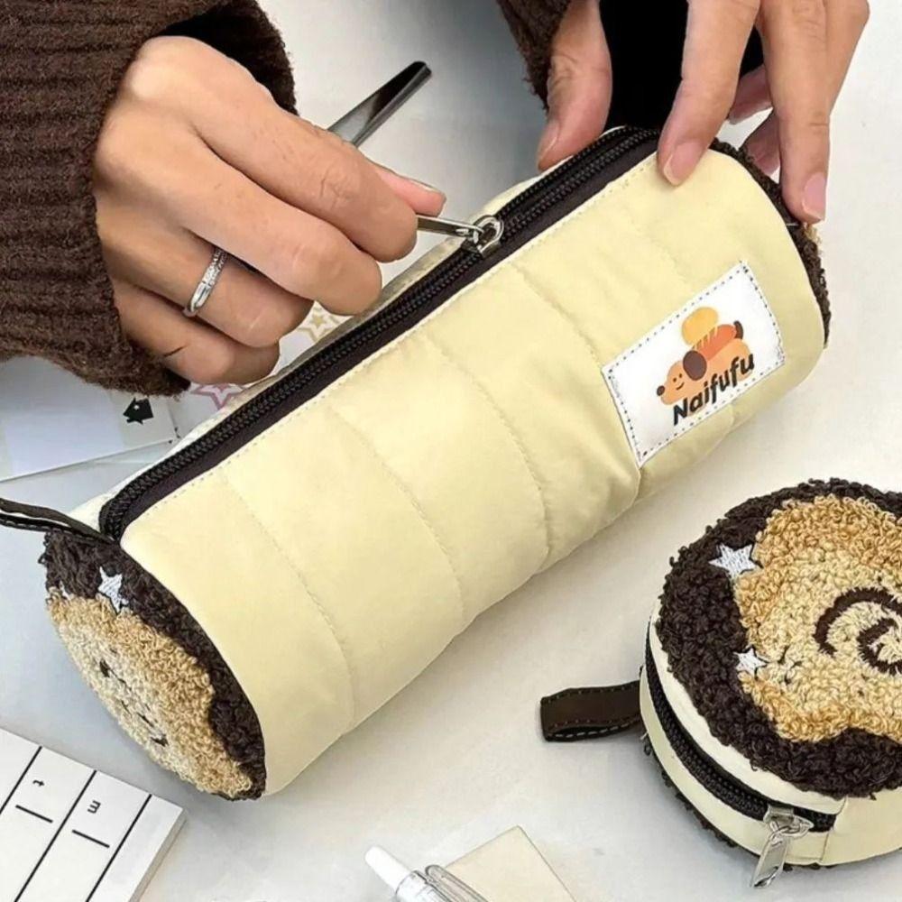 Pen Holder Cake Roll Pencil Bag Storage Bag Pen Case Design Stationery Bag Student