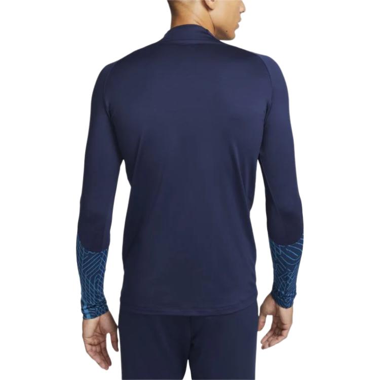 Nike Мужские темно-синие футбольные майки умеренного прямого кроя DH6453-498