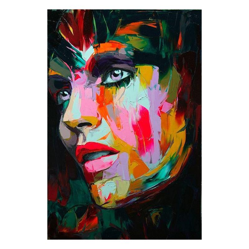 Abstract Graffiti Art Canvas Painting Pop Art Canvas Posters Modern Girls Wall Art Pictures For Living Room Wall Decor Background Wall Decoration