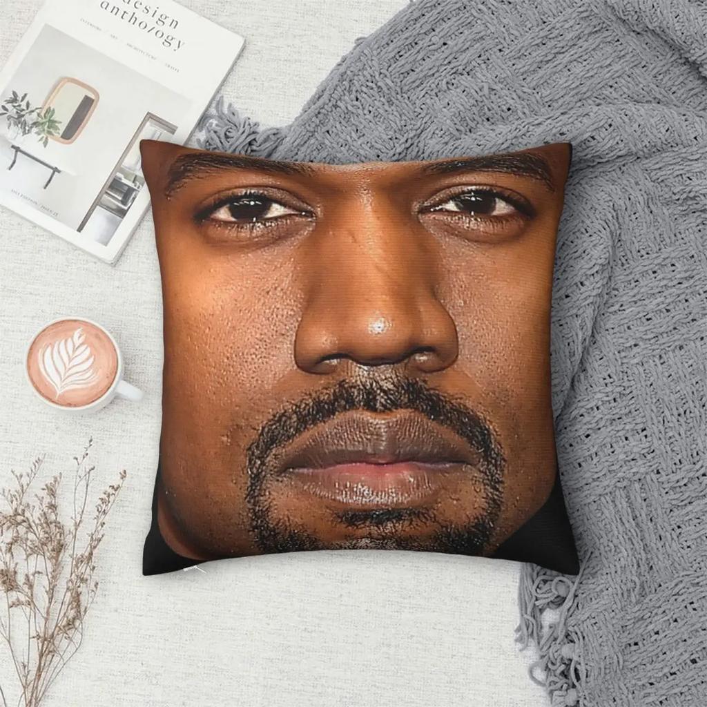 Kanye West Meme Pillow Cases Cushion Cover Awesome Polyester Decorative Pillowcover for Sofa 40x40cm