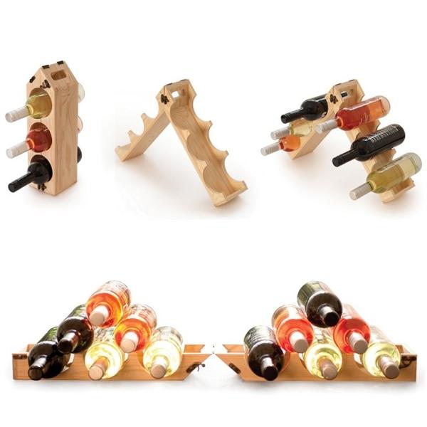 Держатель для бутылок и полки для бутылок разной формы