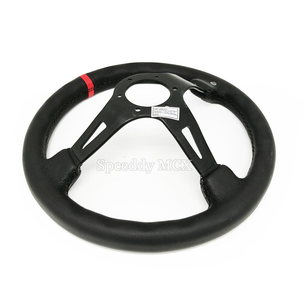 Spceddy MCX Japan Racing Steering wheel Sport 13 Inch 330mm Car Sports Steering Wheel Leather MM20S0312135