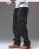 Men's Loose-Fit Cotton Overalls with Multiple Pockets - Spring/Autumn Style, Plus Sizes Available